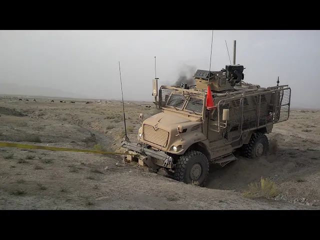 medic cam - stuck mrap getting pulled out